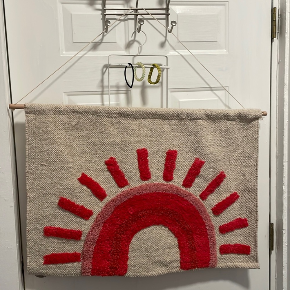 Rainbow wall hanging